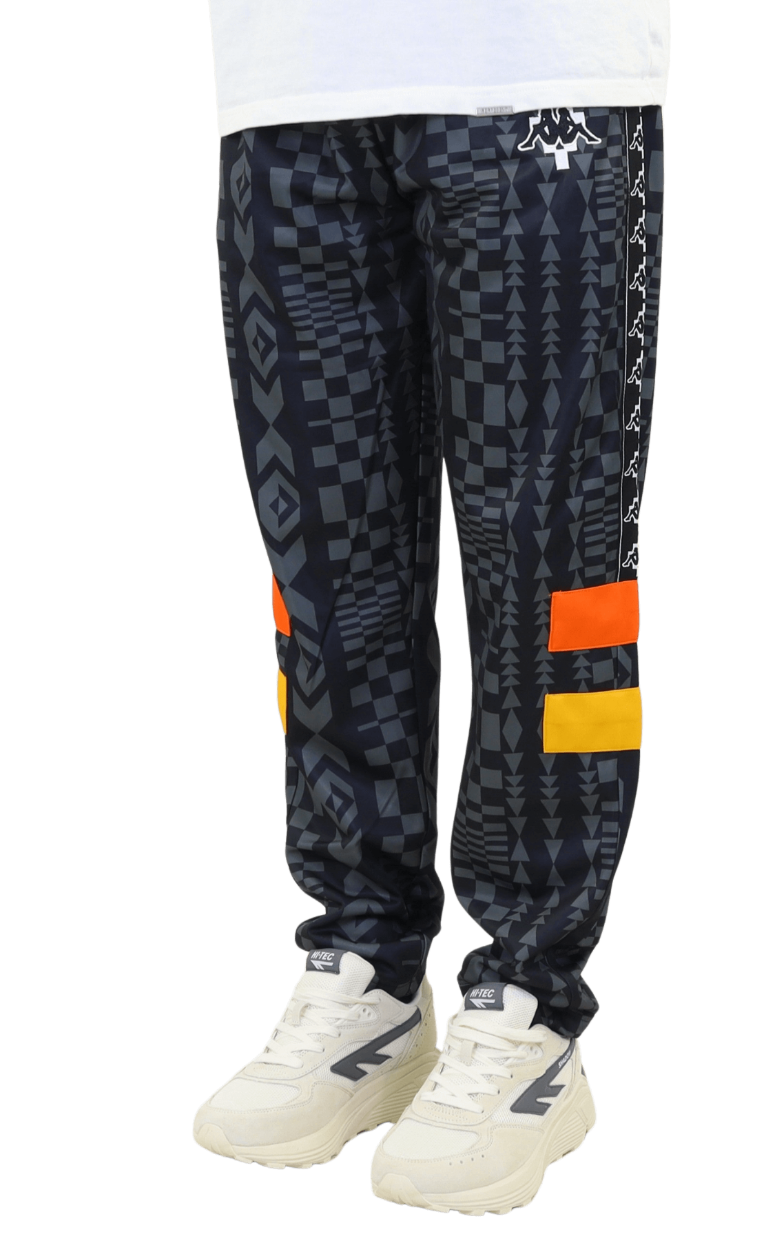 Kappa Active Banded Track Pants In Green/ Blue | ModeSens
